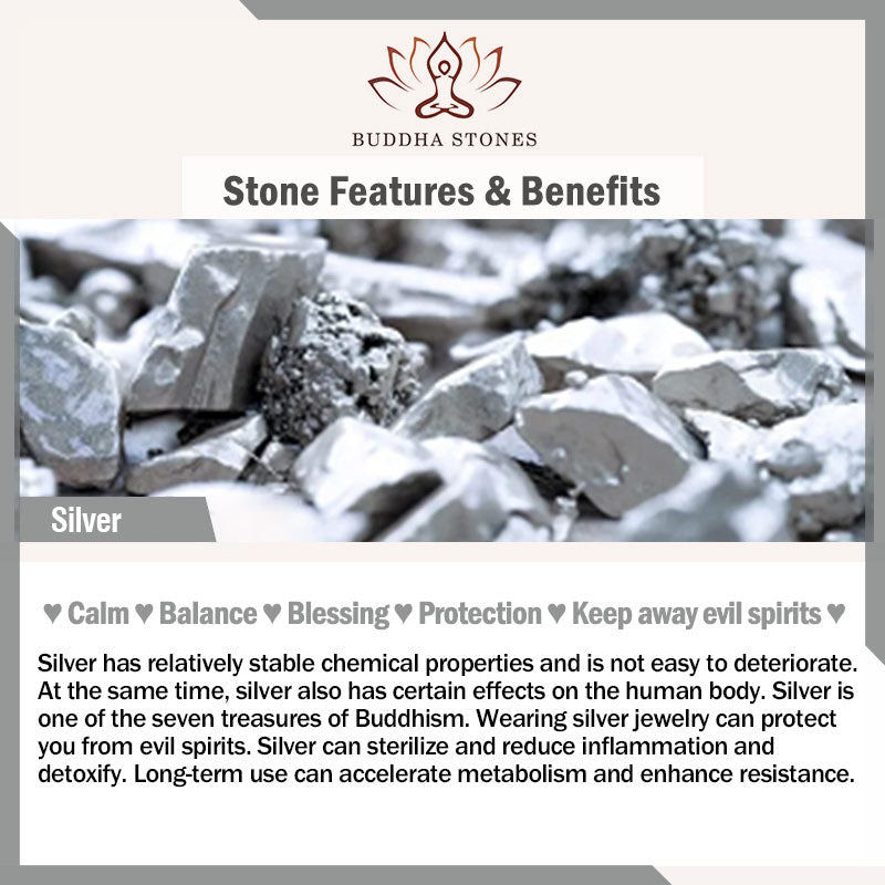 Buddha Stones 925 Sterling Silver Lotus Zircon Blessing Protection Ring