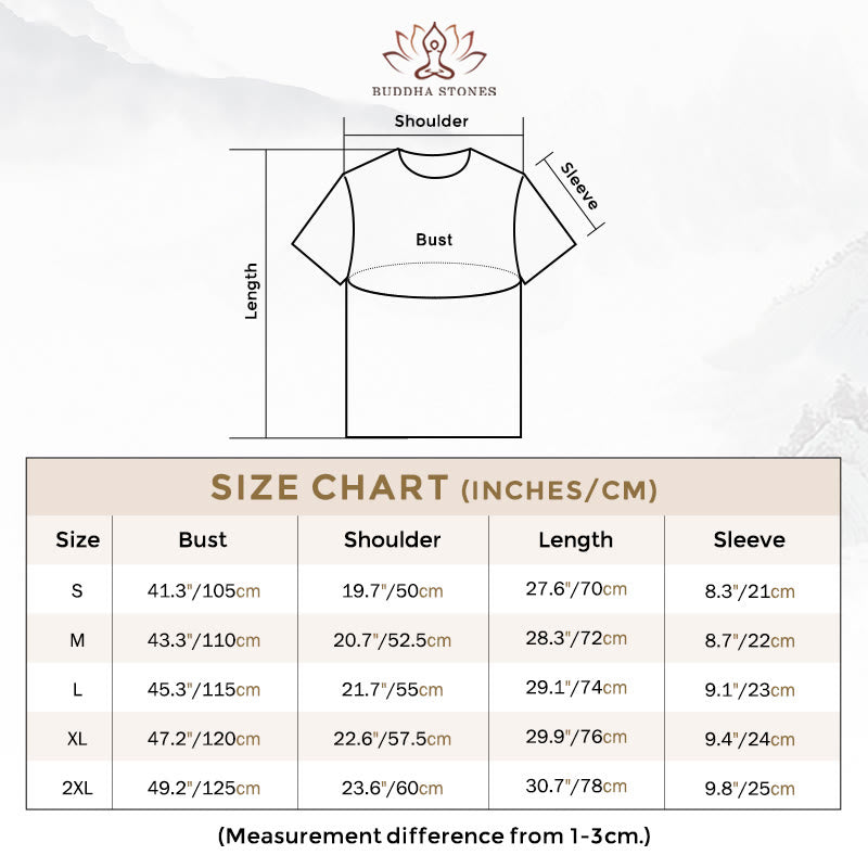 Buddha Stones Buddha Meditating In Lotus Position Pattern Tee T-shirt