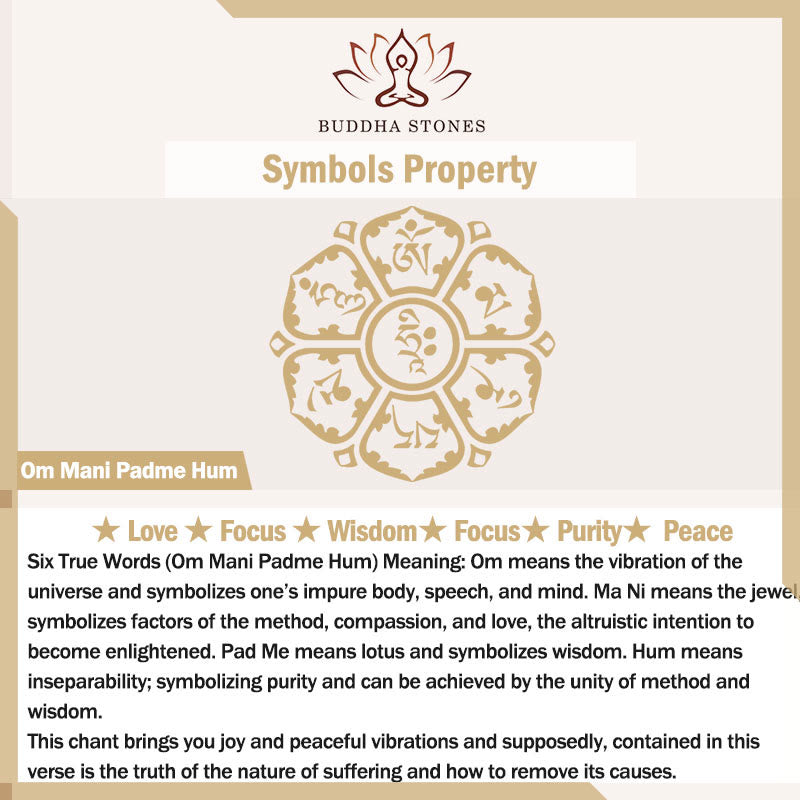 Buddha Stones Om Mani Padme Hum Copper Prayer Wheel Rotatable Wealth Ring