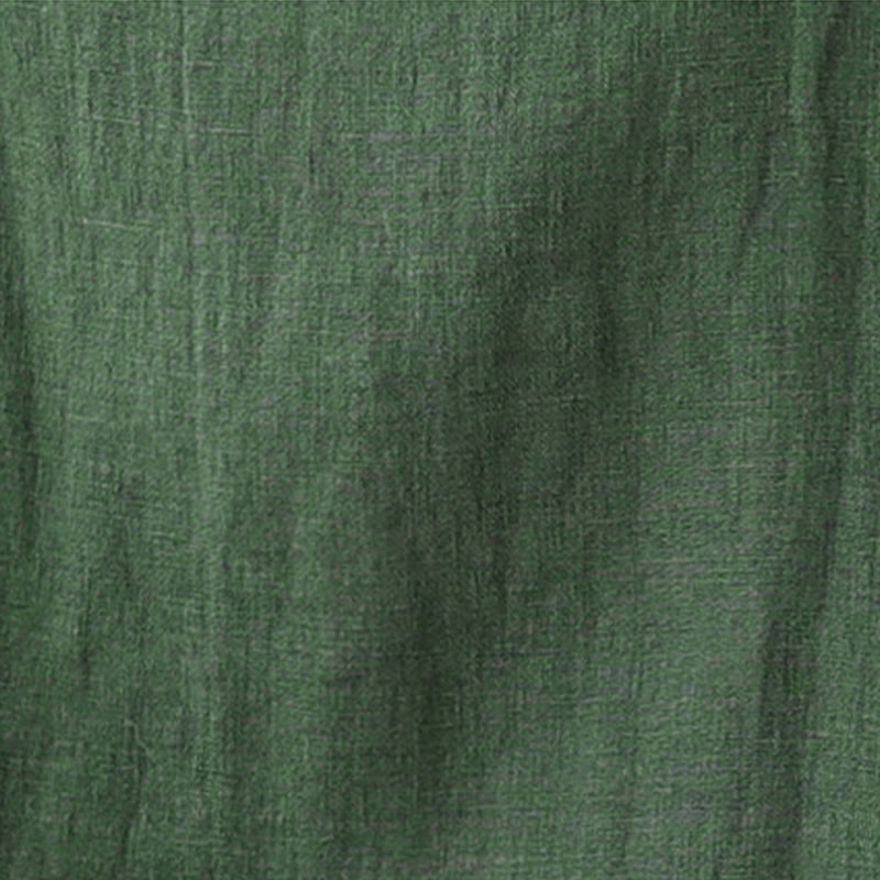 Buddha Stones Casual Plain Women's Cotton Linen Long Sleeve Shirt