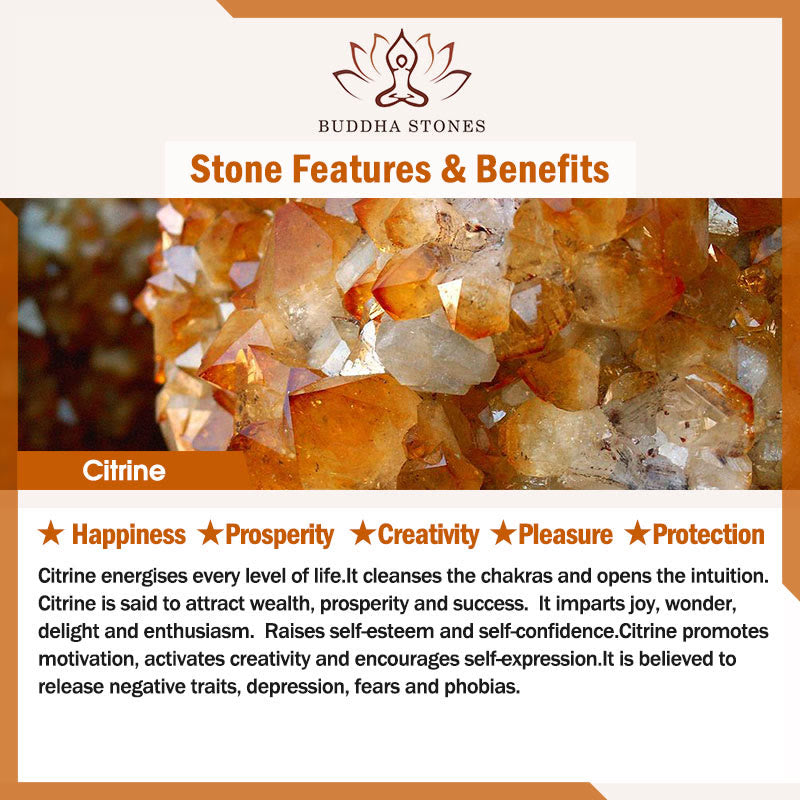 Buddha Stones 925 Sterling Silver Natural Citrine Cat Prosperity Necklace Pendant