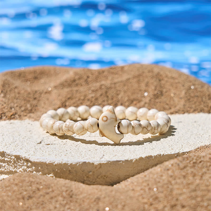 FREE Today: Spiritual Balance Natural Various Stones Dolphin Bracelet