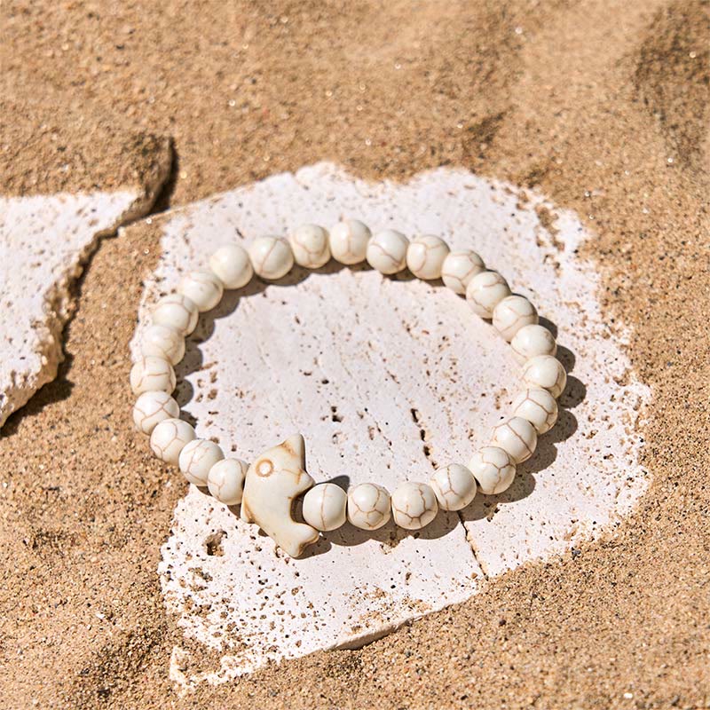 FREE Today: Spiritual Balance Natural Various Stones Dolphin Bracelet