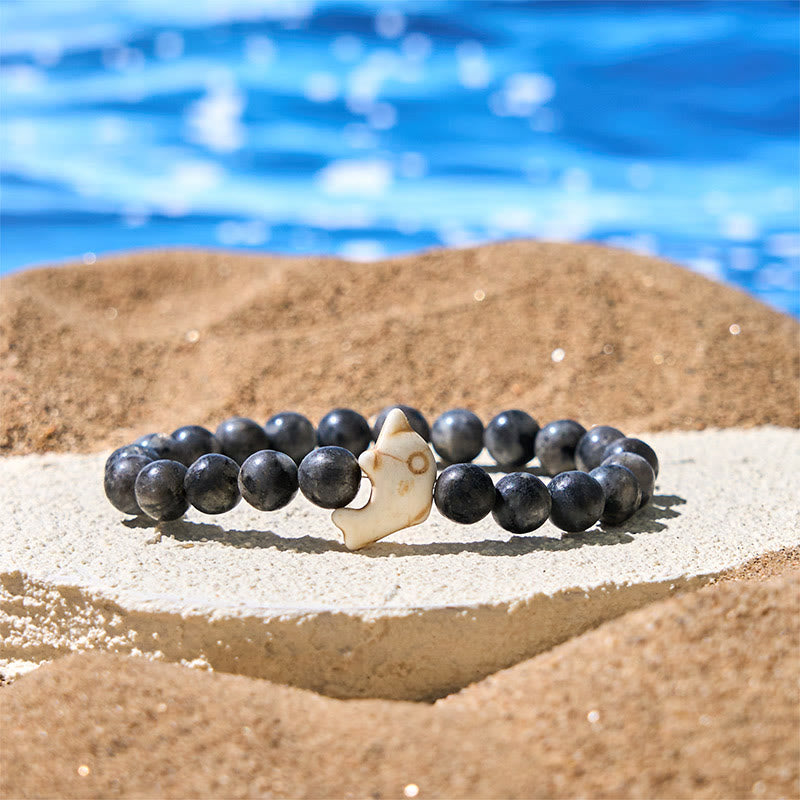 FREE Today: Spiritual Balance Natural Various Stones Dolphin Bracelet