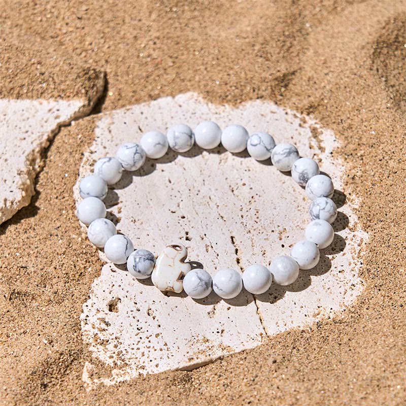 Buddha Stones Natural Various Stones Elephant Spiritual Strength Bracelet