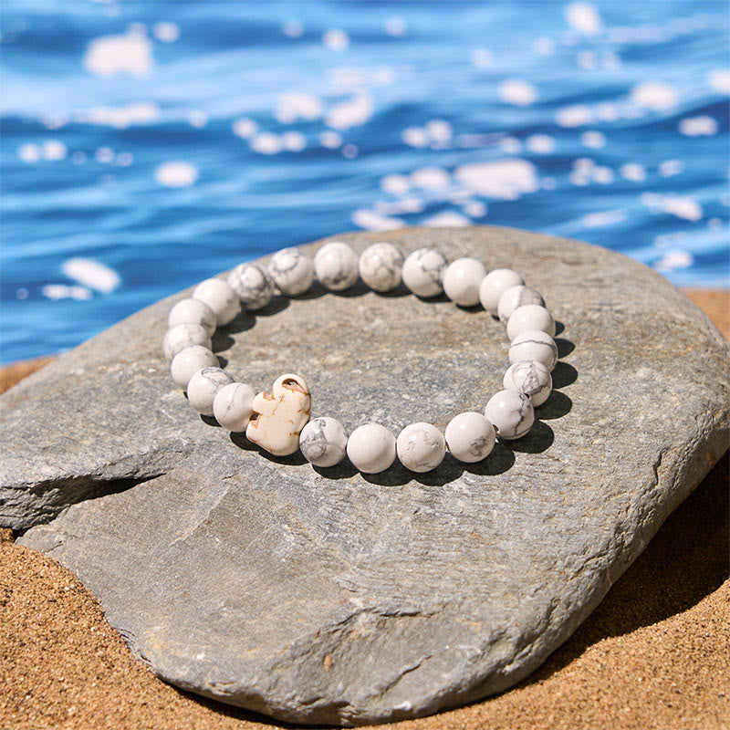 Buddha Stones Natural Various Stones Elephant Spiritual Strength Bracelet