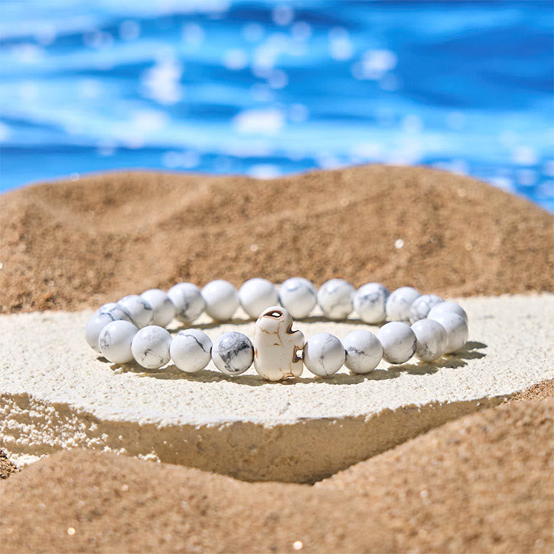 Buddha Stones Natural Various Stones Elephant Spiritual Strength Bracelet