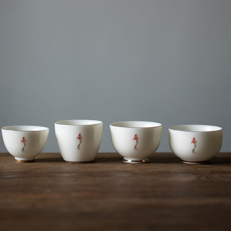 Buddha Stones Koi Fish Teacup Kung Fu Tea Cup