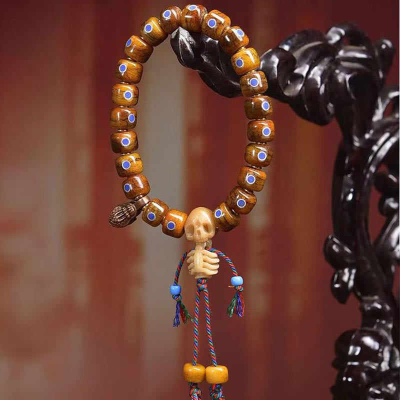 Buddha Stones Tibetan Bone Beads The Lord Of The Corpse Forest Keep Away Evil Spirits Bracelet