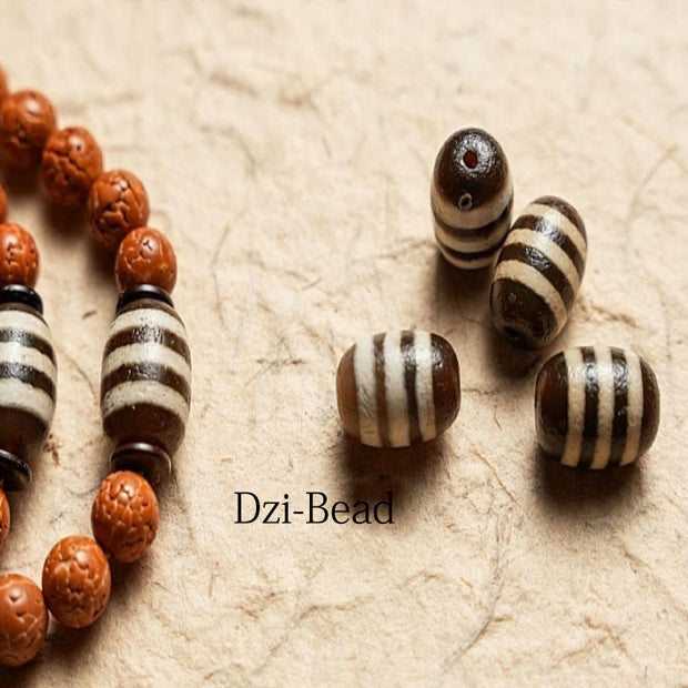 Buddhazens Tibet Bodhi Seed 108 Mala Beads Wisdom Peace Bracelet Necklace Mala Bracelet BS 21