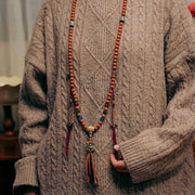 Buddhazens Tibet Bodhi Seed 108 Mala Beads Wisdom Peace Bracelet Necklace Mala Bracelet BS 9