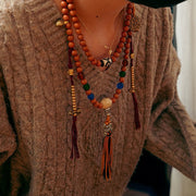 Buddhazens Tibet Bodhi Seed 108 Mala Beads Wisdom Peace Bracelet Necklace Mala Bracelet BS 10