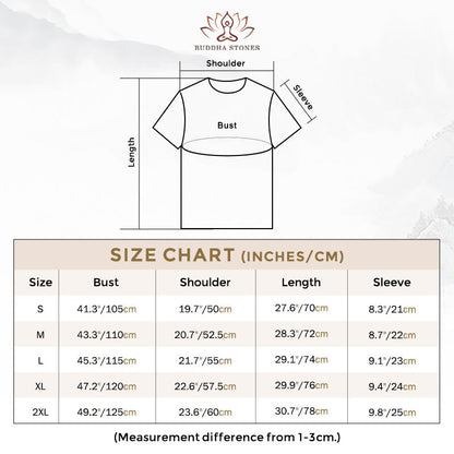 Buddha Stones Buddha Meditating In Lotus Position Pattern Tee T-shirt