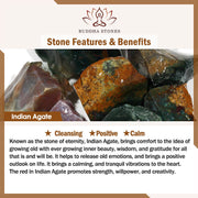 Buddhazens 108 Mala Beads Natural Green Aventurine Blue Spot Jasper Indian Agate Green Tassel Luck Bracelet