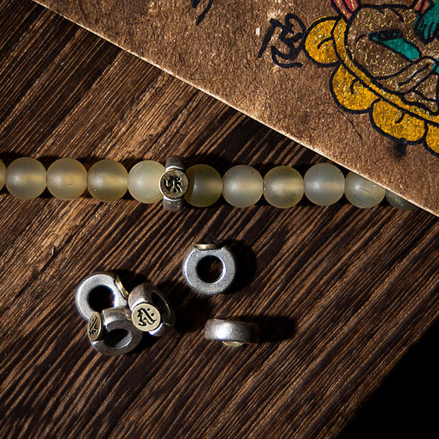 Buddhazens Tibet 108 Mala Beads Chinese Zodiac Natal Buddha Natural Sheep Horn Wealth Bracelet Mala Bracelet BS 10