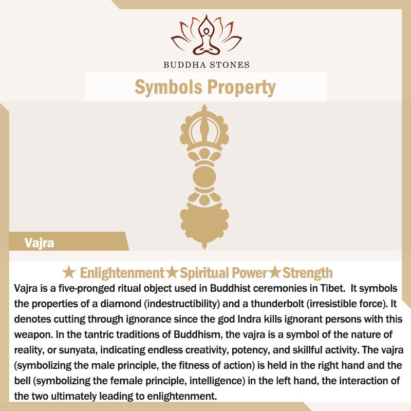 Buddha Stones Tibetan Copper Vajra Dorje Spiritual Power Necklace Pendant