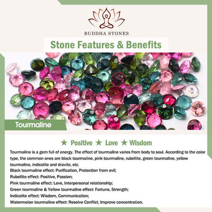 FREE Today: Positive Protection Tourmaline Purple Jade Aquamarine Copper Coin Double Wrap Bracelet