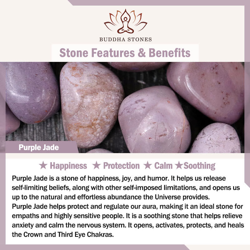 FREE Today: Positive Protection Tourmaline Purple Jade Aquamarine Copper Coin Double Wrap Bracelet