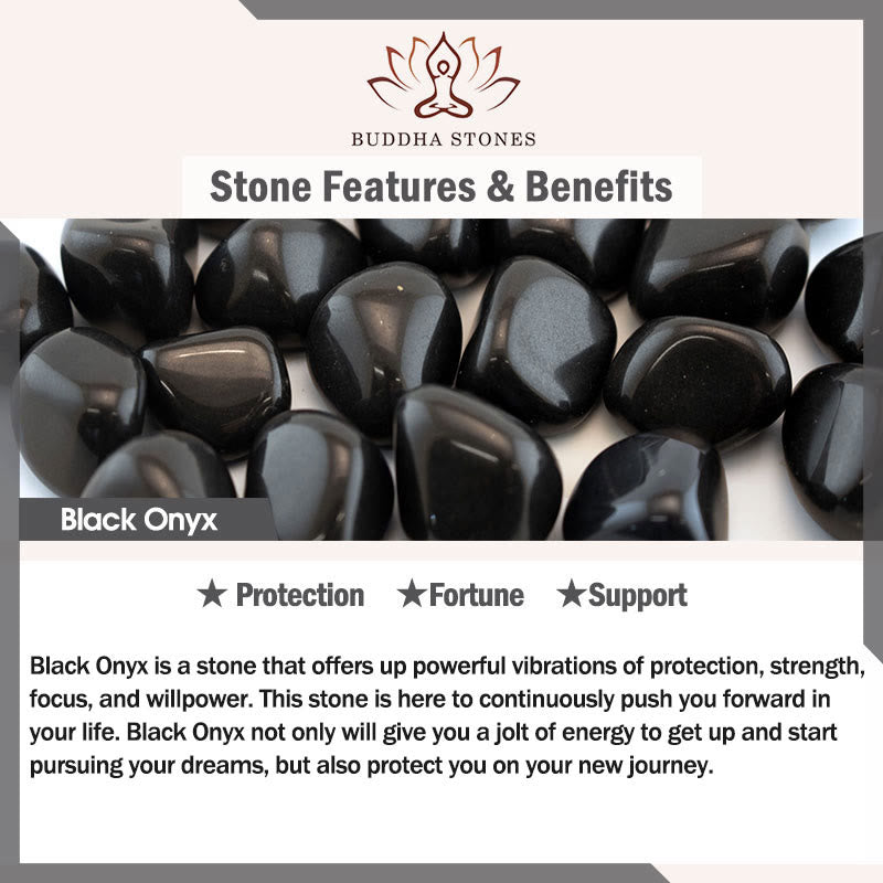 Buddha Stones 925 Sterling Silver Kitten Charm Black Cat Natural Black Onyx Protection Bracelet