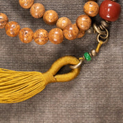 Buddhazens 108 Mala Beads Bodhi Seed Wisdom Peace Tassel Bracelet - image 9