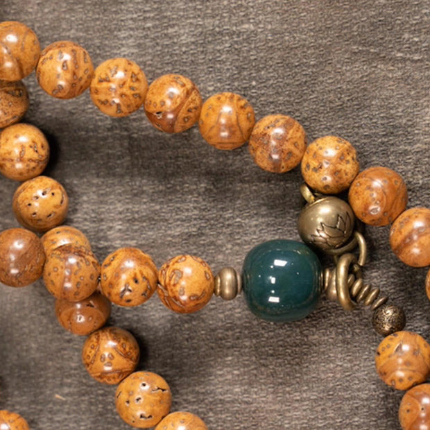 Buddhazens 108 Mala Beads Bodhi Seed Wisdom Peace Tassel Bracelet - image 8