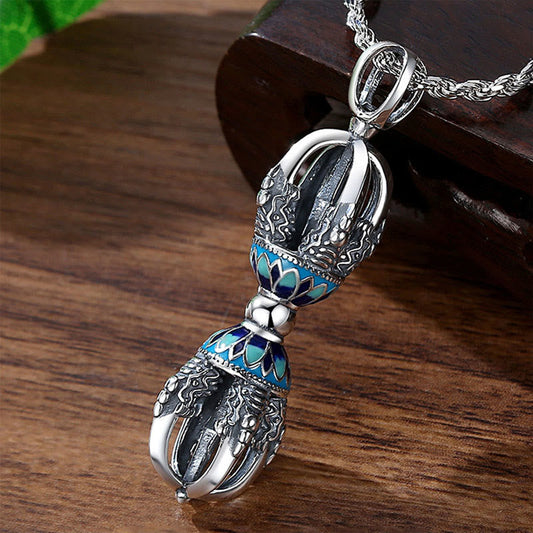 FREE Today: Spiritual Power Tibetan Copper Vajra Dorje Necklace Pendant