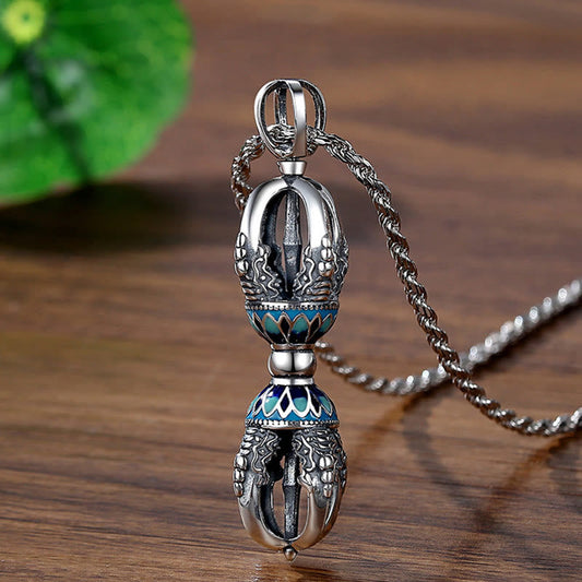 FREE Today: Spiritual Power Tibetan Copper Vajra Dorje Necklace Pendant