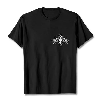 Buddha Stones Lotus Meditation Buddha Pattern Design Tee T-shirt