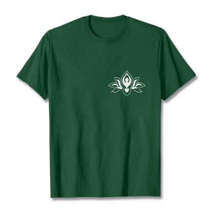 Buddha Stones Lotus Meditation Buddha Pattern Design Tee T-shirt