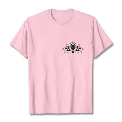 Buddha Stones Lotus Meditation Buddha Pattern Design Tee T-shirt