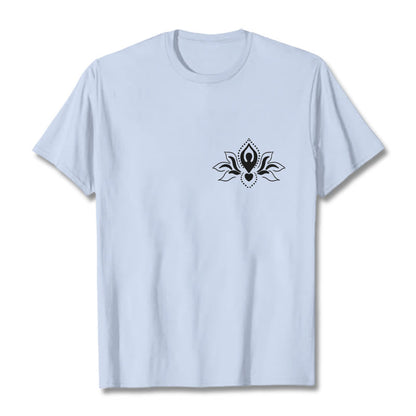 Buddha Stones Lotus Meditation Buddha Pattern Design Tee T-shirt