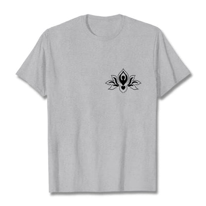 Buddha Stones Lotus Meditation Buddha Pattern Design Tee T-shirt