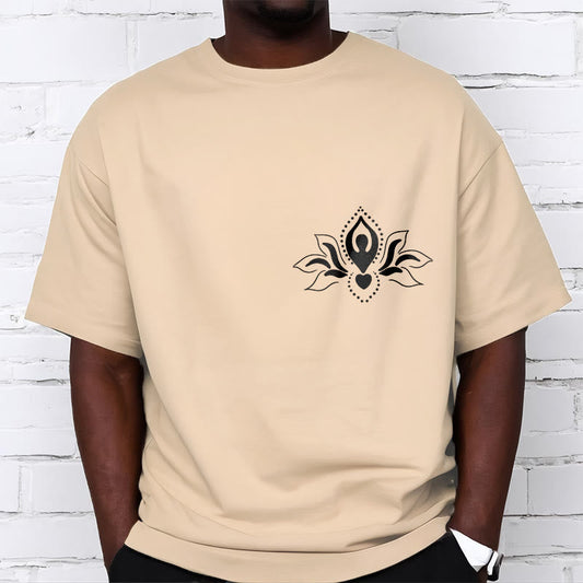 Buddha Stones Lotus Meditation Buddha Pattern Design Tee T-shirt