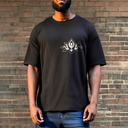 Buddha Stones Lotus Meditation Buddha Pattern Design Tee T-shirt