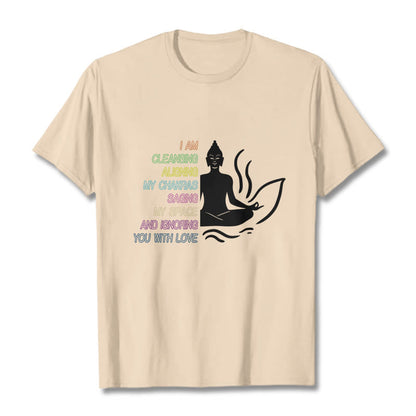 Buddha Stones Buddha Lotus Flower Meditation Design Tee T-shirt