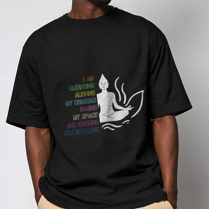 Buddha Stones Buddha Lotus Flower Meditation Design Tee T-shirt