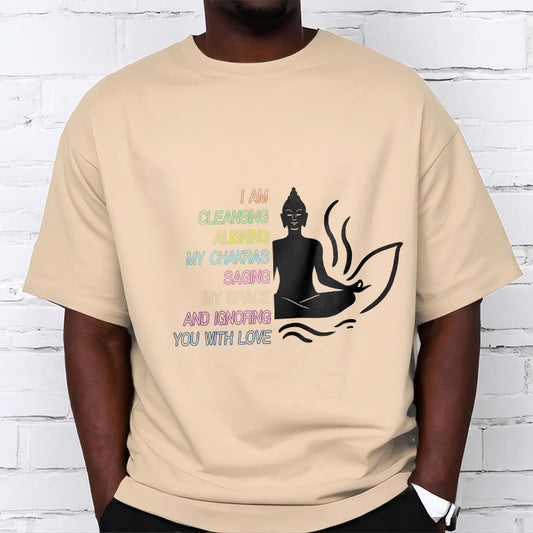 Buddha Stones Buddha Lotus Flower Meditation Design Tee T-shirt