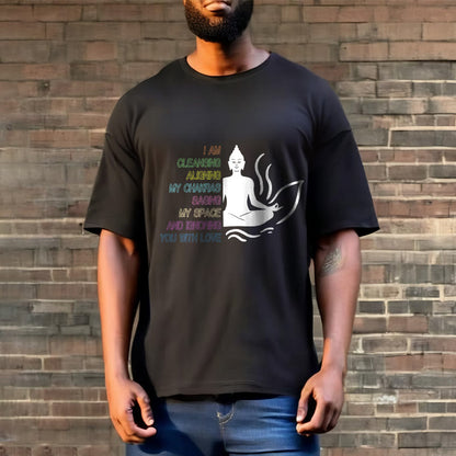 Buddha Stones Buddha Lotus Flower Meditation Design Tee T-shirt