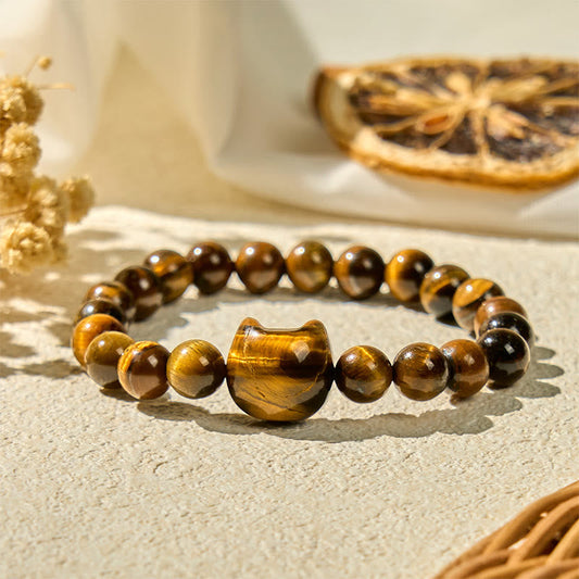 FREE Today: Clear Thinking and Power Handmade Save A Cat Tiger Eye Bracelet