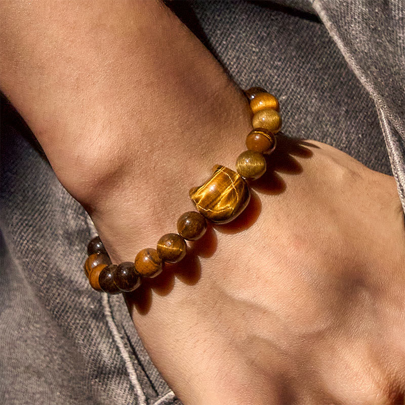 FREE Today: Clear Thinking and Power Handmade Save A Cat Tiger Eye Bracelet