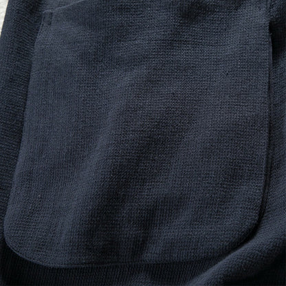 Buddha Stones Pure Color Open Front Jacket Men's Cotton Linen Long Sleeve Kimono With Pockets