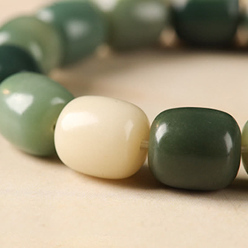 Buddha Stones Bodhi Seed Om Mani Padme Hum Lion Head Peace Bracelet