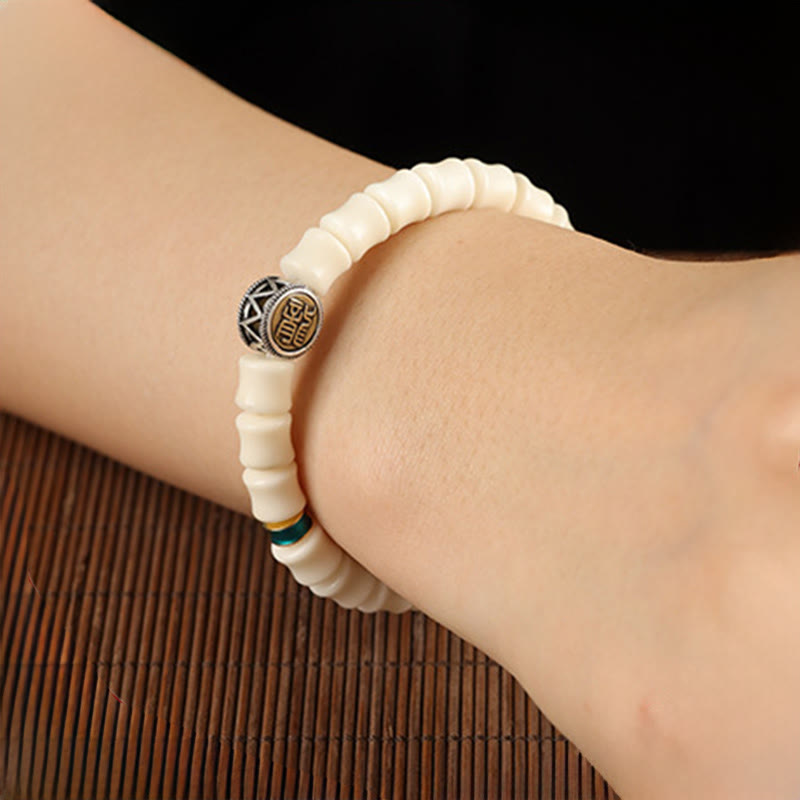 Buddha Stones Bodhi Seed Dragon Pattern Keep Away Evil Spirits Bracelet