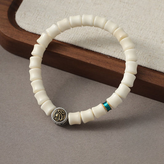 Buddha Stones Bodhi Seed Dragon Pattern Keep Away Evil Spirits Bracelet