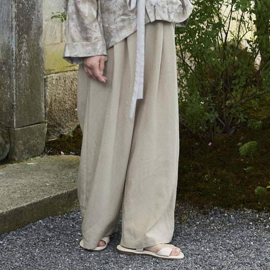 Buddha Stones Plain Ankle-Length Women's Pants With Pockets For Older Adults