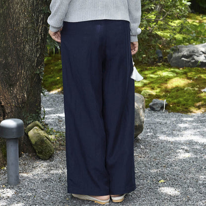 Buddha Stones Plain Ankle-Length Women's Pants With Pockets For Older Adults