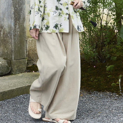 Buddha Stones Plain Ankle-Length Women's Pants With Pockets For Older Adults