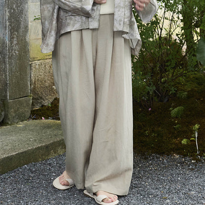 Buddha Stones Plain Ankle-Length Women's Pants With Pockets For Older Adults