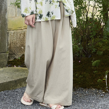 Buddha Stones Plain Ankle-Length Women's Pants With Pockets For Older Adults