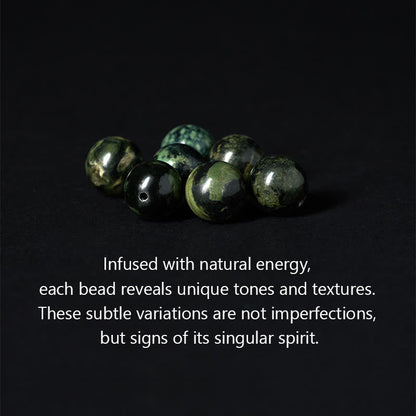 FREE Today: Healing Peace Grey Jasper Kambamba Jasper Om Mani Padme Hum Formless Buddha Bracelet